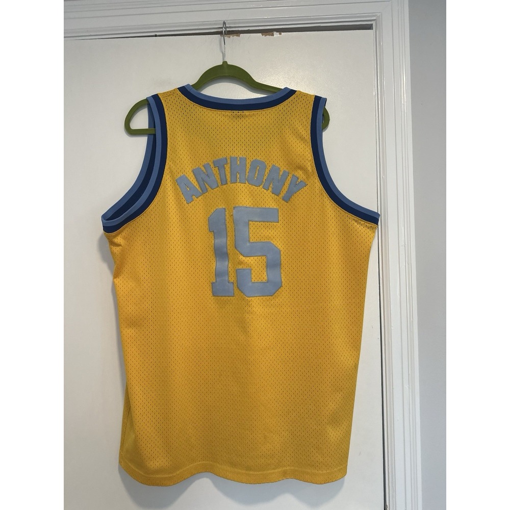 Vintage Carmelo Anthony #15 Nike REWIND XL Denver Nuggets NBA Basketball Jersey